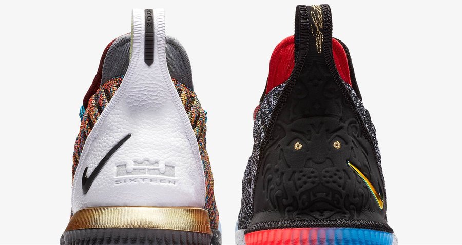 LeBron 16,“1 Thru 5”,LBJ16,发售  入手难度不小！LeBron 16 “1 Thru 5” 明早官网发售