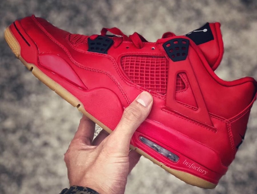 Jordan Brand,Air Jordan 4,Red  愤怒的公牛！Air Jordan 4 Red Gum 全红配色将于明年登场
