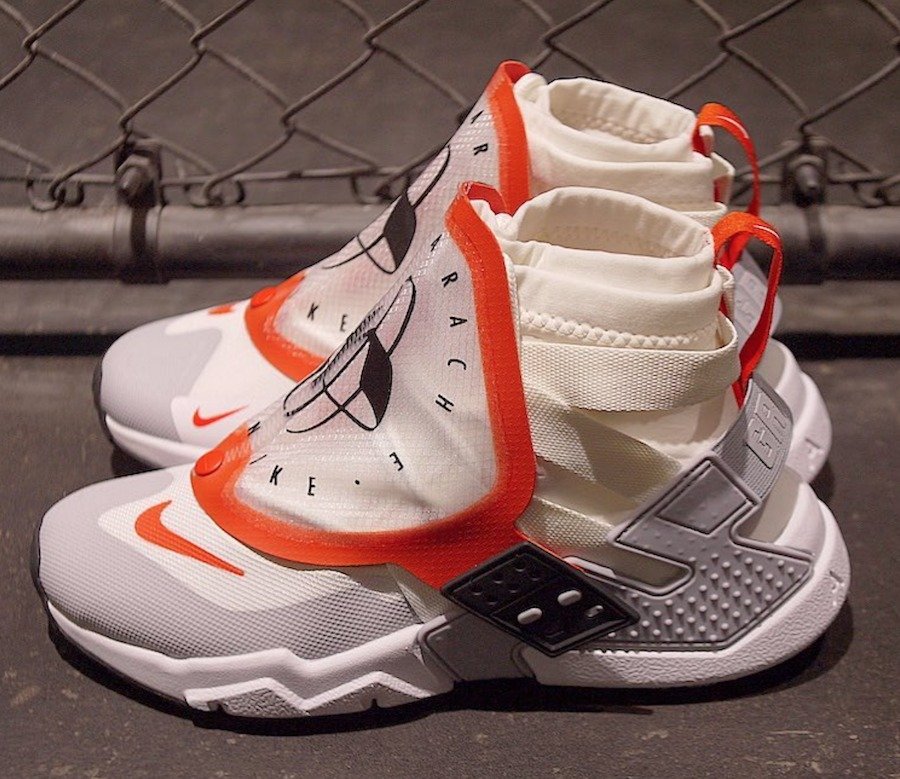 Air Huarache Grip,Nike,AT0289-  袜套搭配蝉翼覆盖！高帮机能版 Air Huarache Grip 即将发售