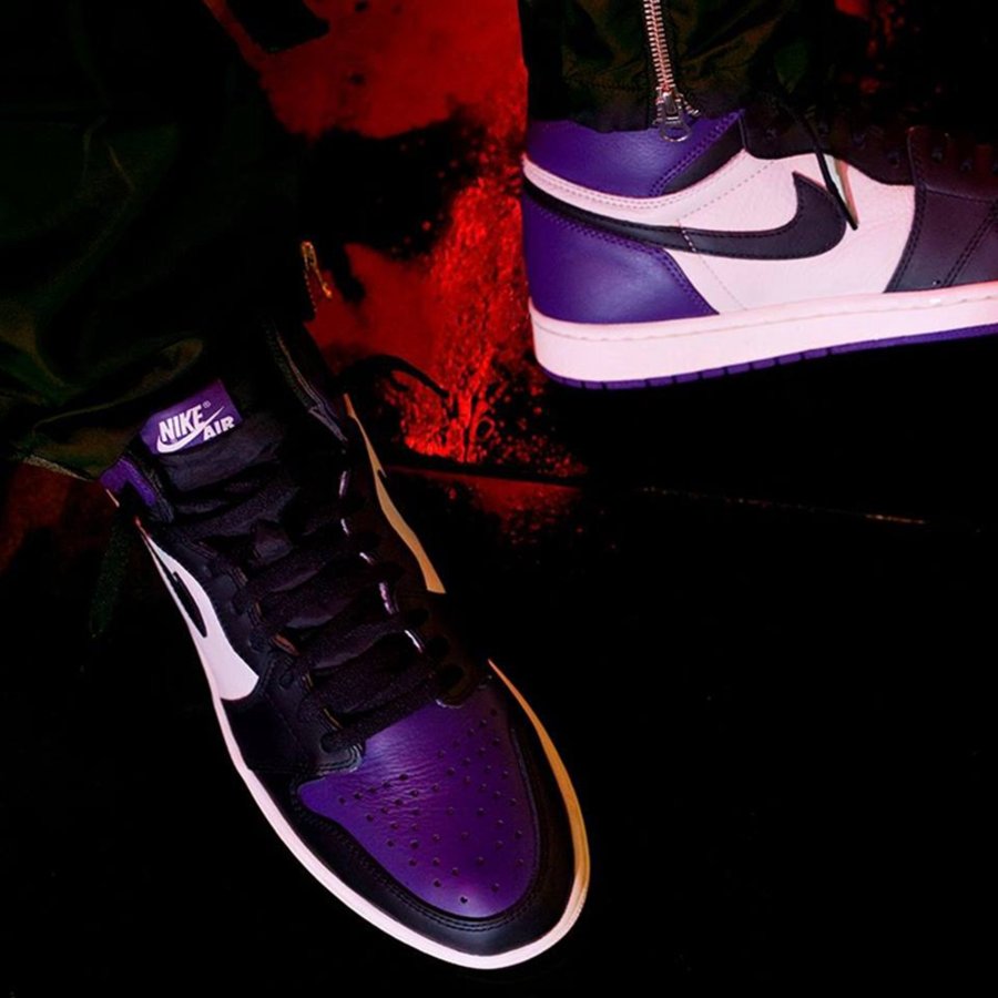 555088-501,发售,AJ1,Air Jordan 1  预售价超 3000 元！Air Jordan 1 黑紫脚趾最新美图欣赏