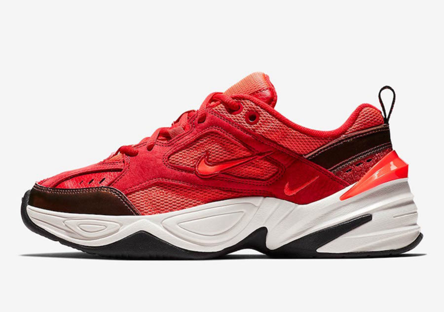 Nike,M2K Tekno,发售  热情奔放的造型！Nike M2K Tekno 大红配色即将发售