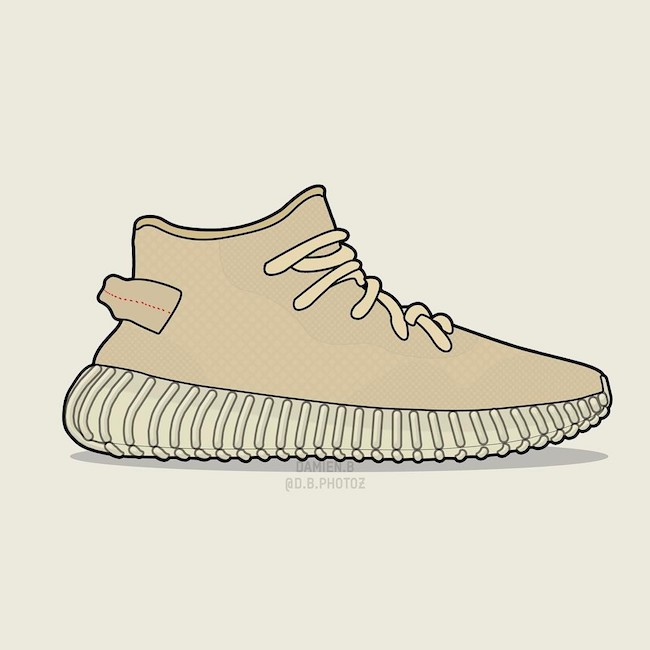 yeezy700,yeezy350,adidas,nike,  球鞋趣图丨这些插画把球鞋变得特别可爱！中帮 Yeezy 了解一下？