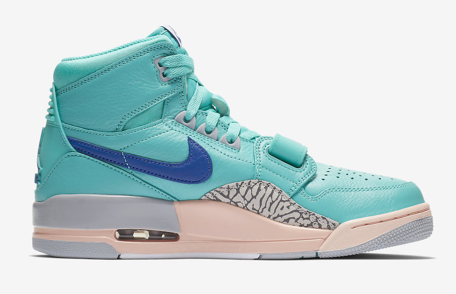 Jordan Legacy 312,发售  亮骚 Tiffany 蓝 + 最强三合一！全新 Jordan Legacy 312 即将发售