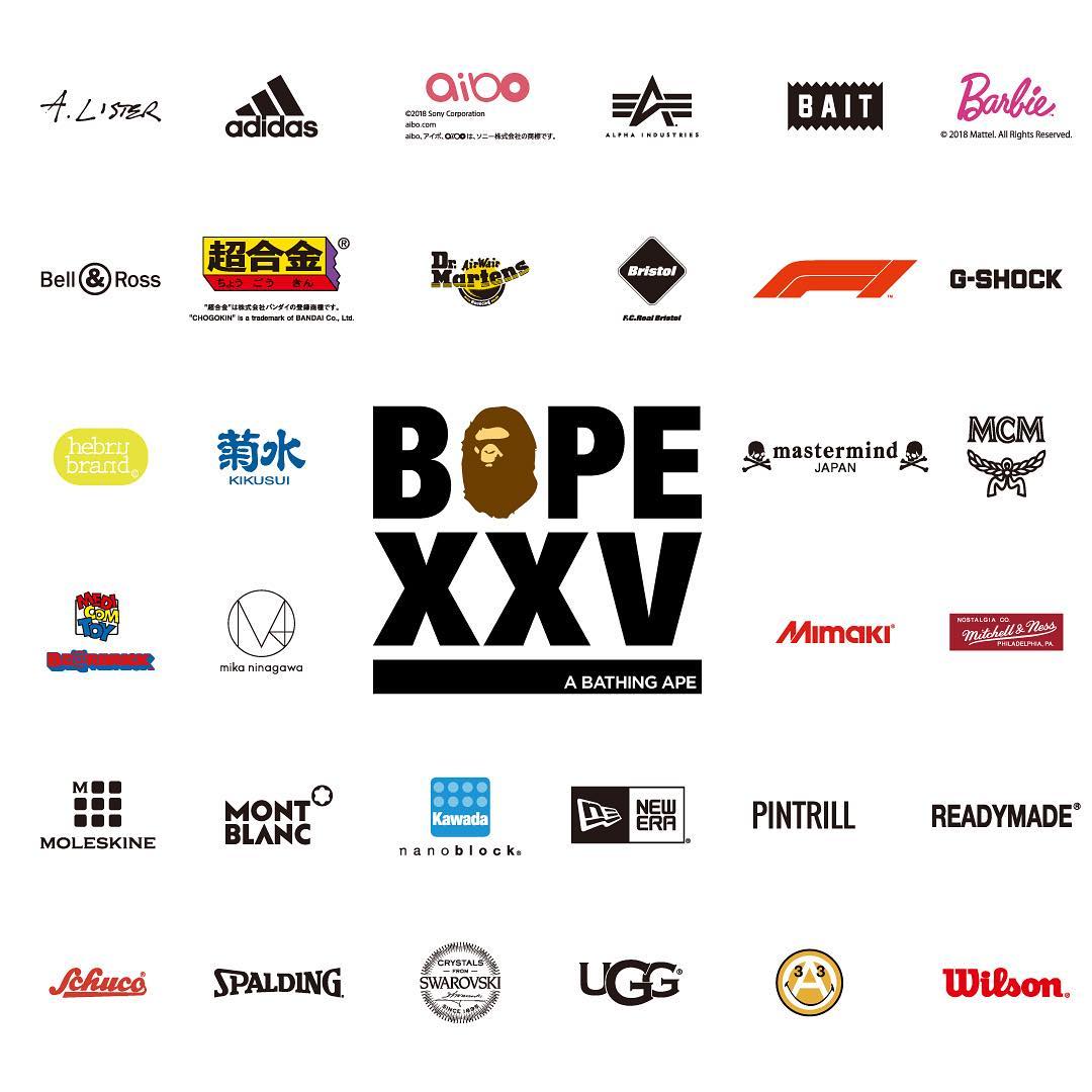 BAPE,F1,BAPE XXV  BAPE 的迷彩看多了，但 F1 赛车恐怕你还是第一次见！