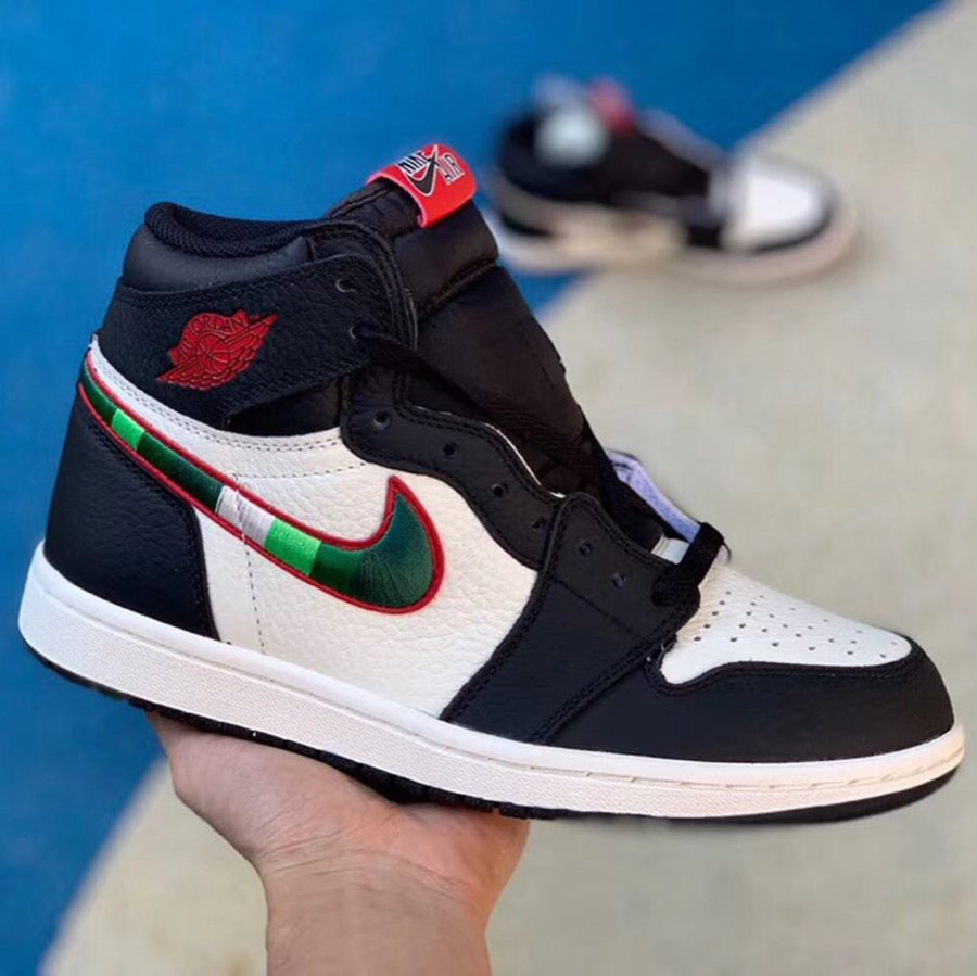 Air Jordan 1,AJ1,开箱,发售  彩色刺绣 Logo！这双 Air Jordan 1 体育画报是年底隐藏 Boss！