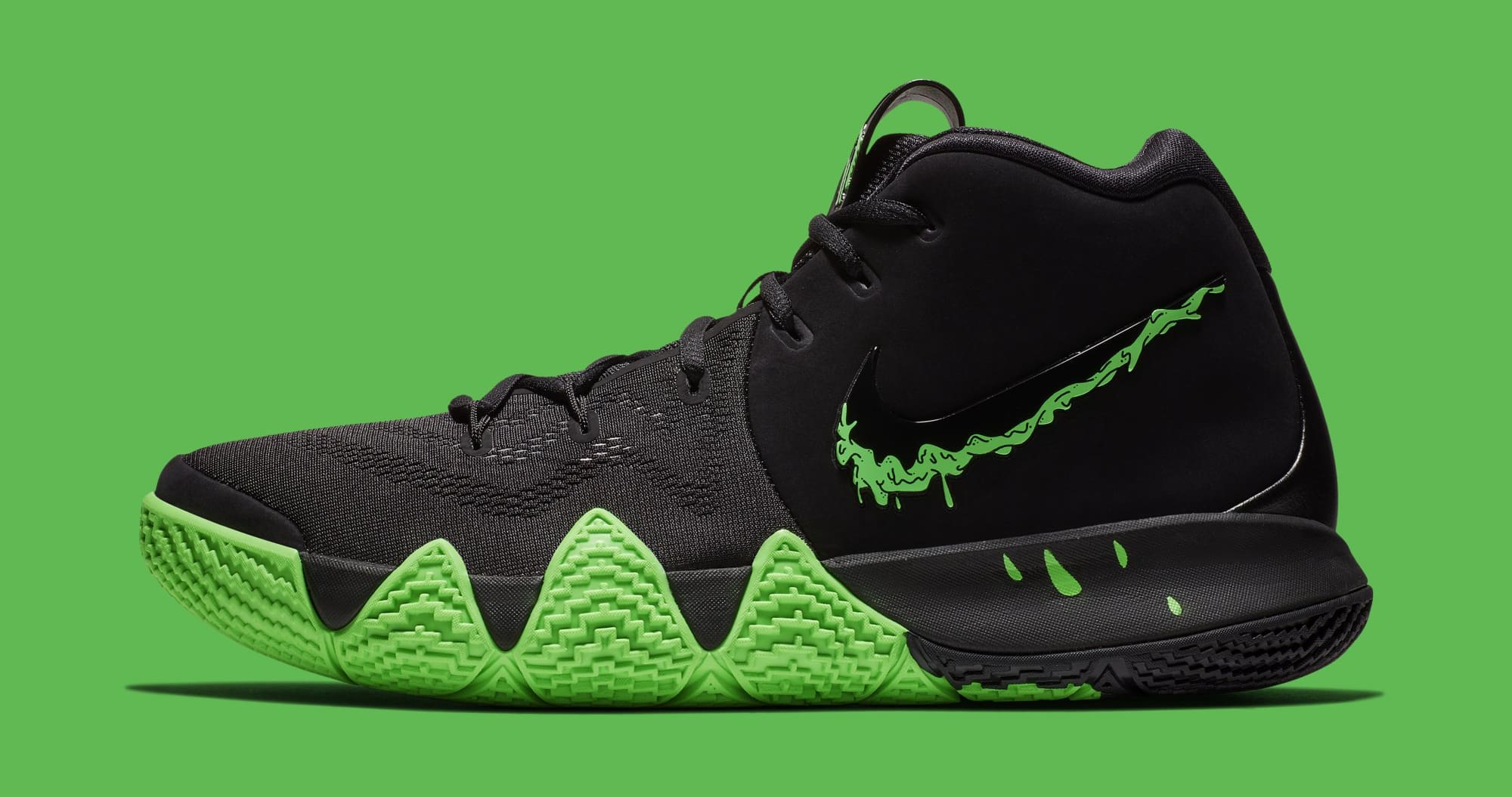 943806-012,Kyrie 4,Nike 943806-012 恐怖细节加持！万圣节配色 Nike Kyrie 4 “Halloween” 即将发售