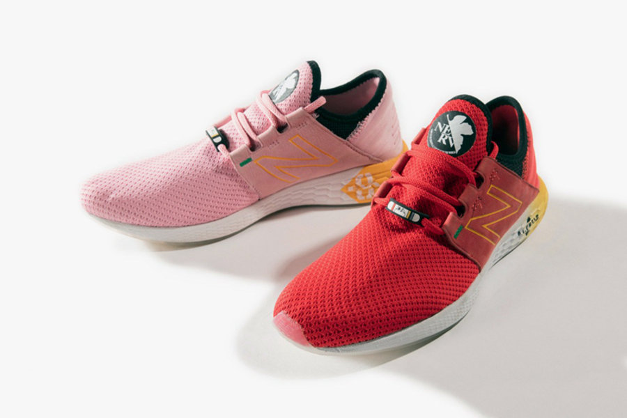 New Balance,Fresh Foam Cruz,EV  还原机体配色！New Balance x 《EVA》 全新鞋款即将发售