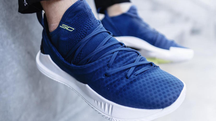 Under Armour,Curry 5,发售,上脚  将于本月发售！UA Curry 5 “Royal Blue” 上脚效果预览