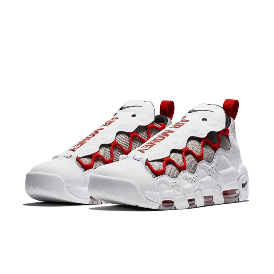 Nike,Air More Money  经典的白红搭配！Nike Air More Money 全新配色曝光