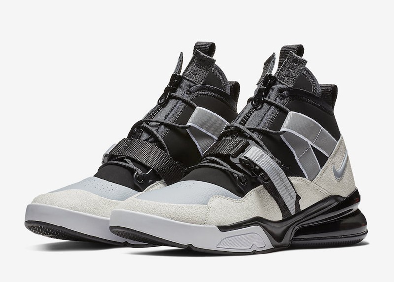 Nike,Air Force 270,Utility,AQ0  冬季机能首选！Nike Air Force 270 Utility 黑灰配色下月发售