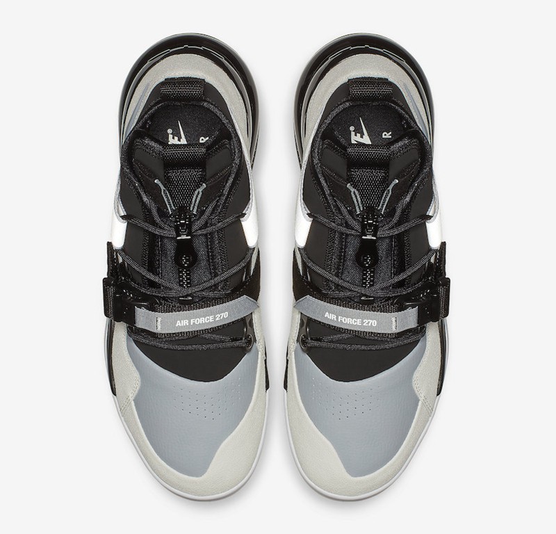 Nike,Air Force 270,Utility,AQ0  冬季机能首选！Nike Air Force 270 Utility 黑灰配色下月发售
