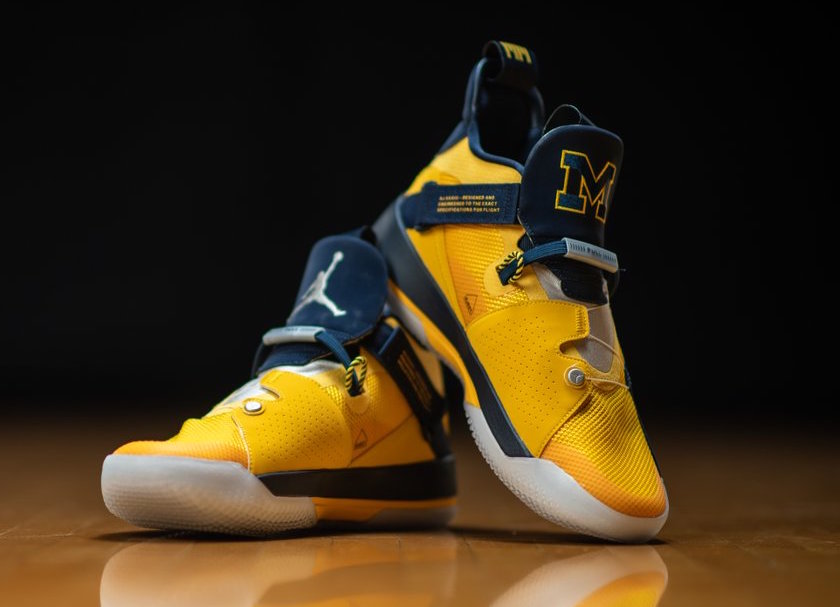 AJ33,Air Jordan 33  最新顶级实战鞋！密歇根大学专属 Air Jordan 33 实物曝光