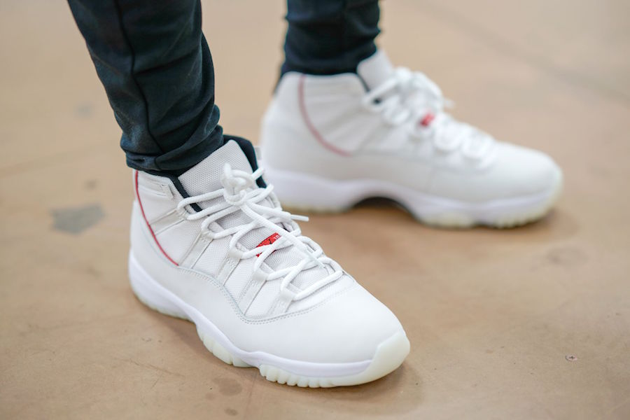 Air Jordan 11,Platinum Tint,发售  看完实物就被种草了！Air Jordan 11 “Platinum Tint” 上脚欣赏！