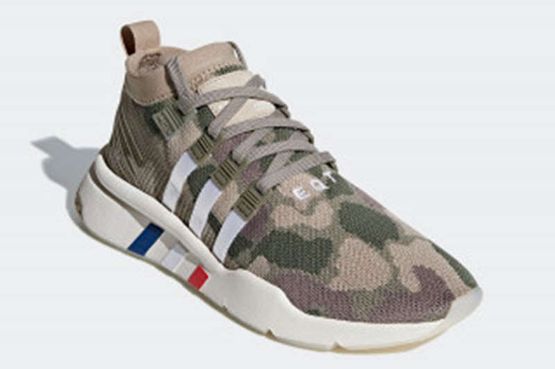 EQT Support Mid ADV,adidas,发售  这双迷彩有点特别！EQT Support Mid ADV “Camo” 即将发售
