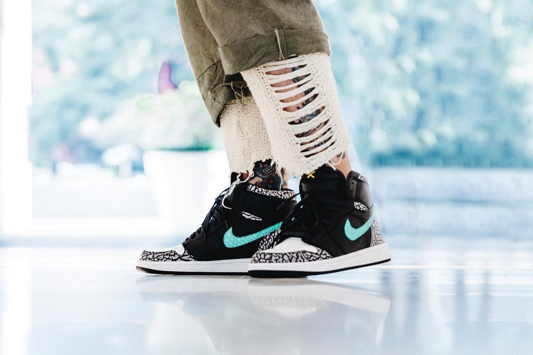 theshoesurgeon,AJ1,Air Jordan  你绝对没见过的大象 Air Jordan 1！是不是应该叫爆裂脚趾？