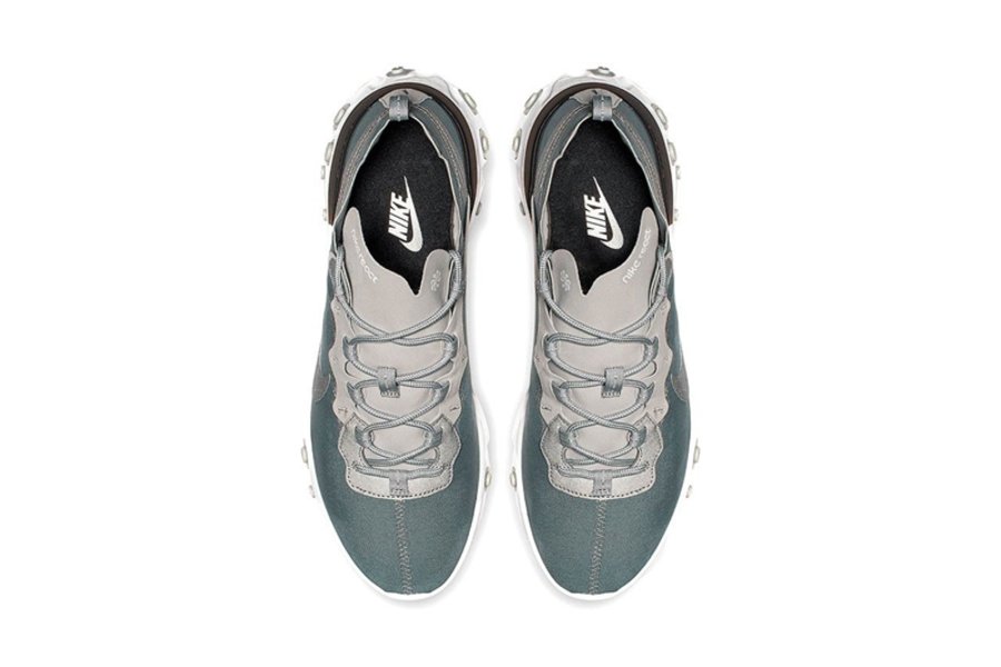 Nike,React Element 55,发售  超酷的银灰装扮！Nike React Element 55 “Sliver” 下月发售
