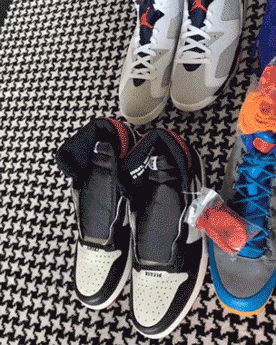 AJ1,AJ3,AJ6,Air Jordan 1,Air J  这回鞋王塔克输了一筹！队友保罗晒出十多双未市售 AJ 新品！