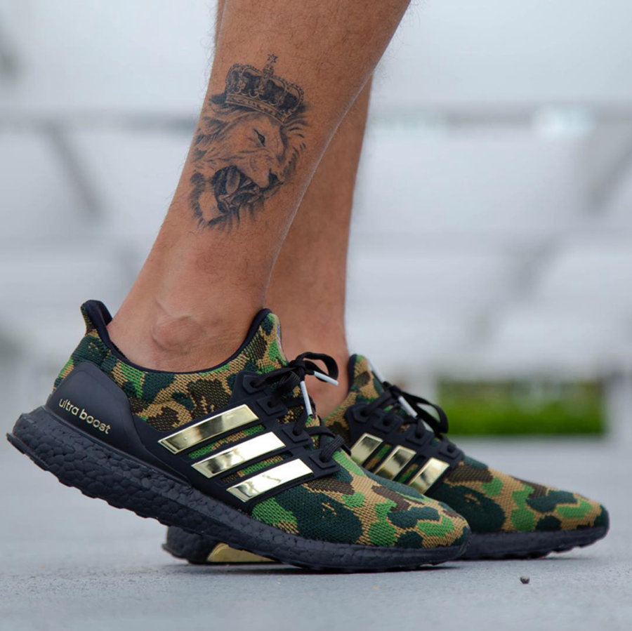 BAPE,Nike,Ultra Boost,发售  可能是目前最重磅联名 UB！BAPE x Ultra Boost 上脚预览
