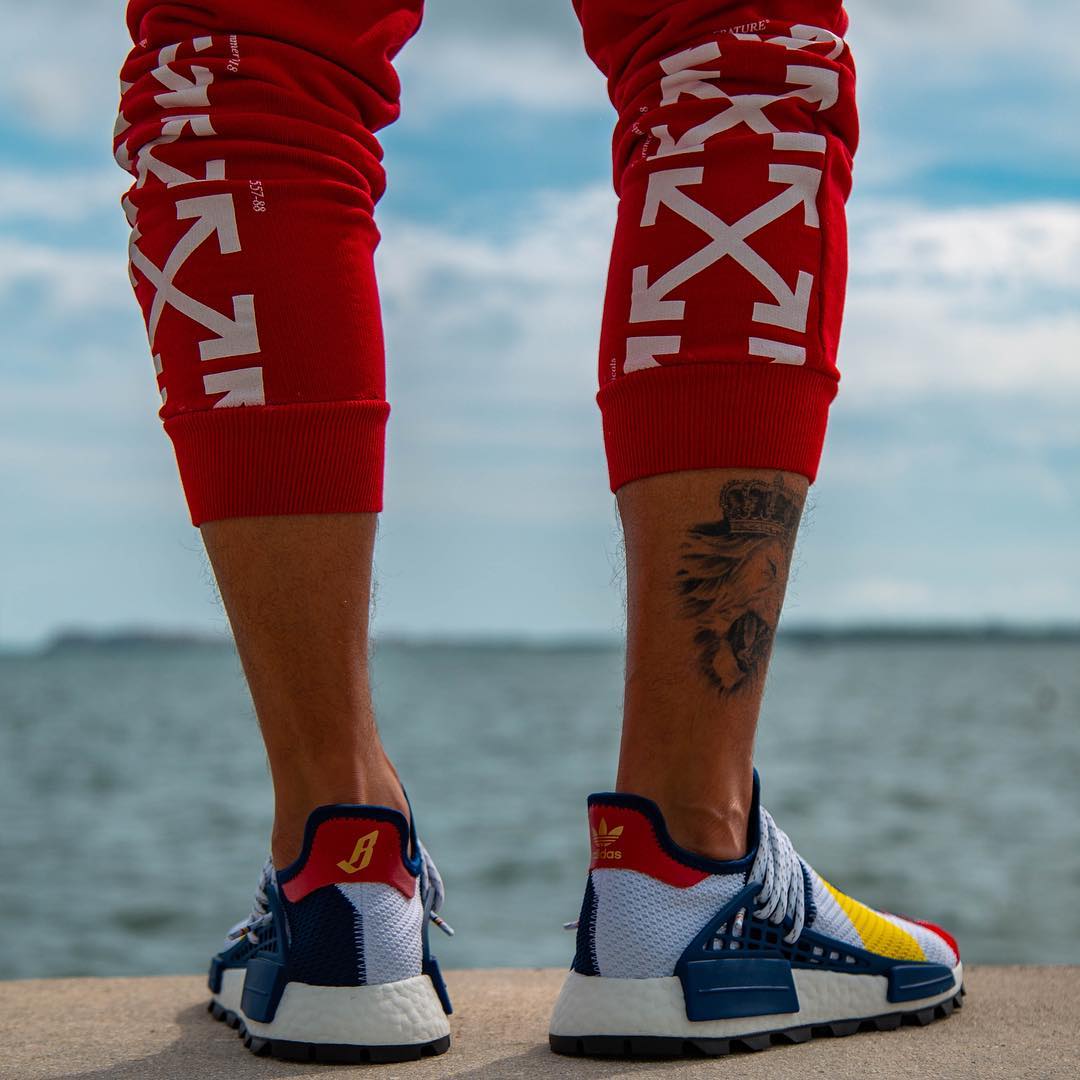 Hu nmd,发售  重磅三方联名！菲董 x BBC x adidas 上脚美图欣赏
