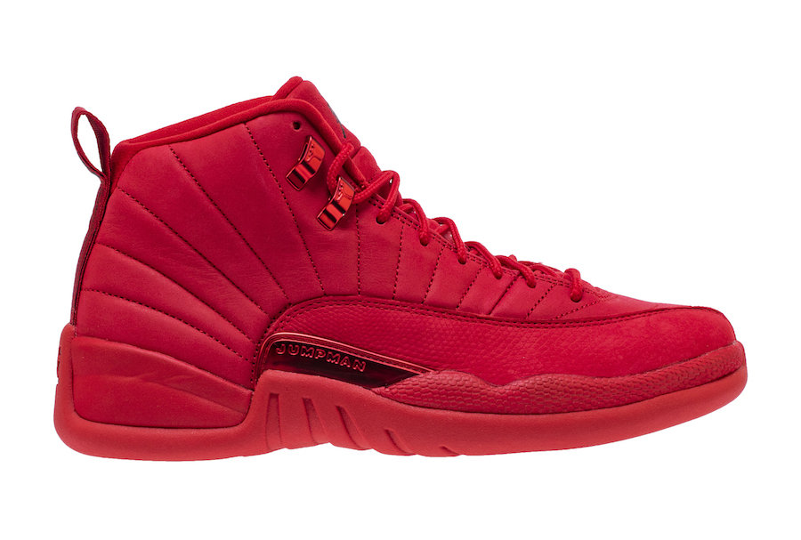 Air Jordan 12,AJ12,发售  经典大红 + 麂皮鞋面！Air Jordan 12 全新配色 “黑五” 发售