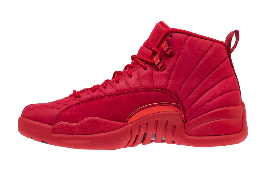 Air Jordan 12,AJ12,发售  经典大红 + 麂皮鞋面！Air Jordan 12 全新配色 “黑五” 发售