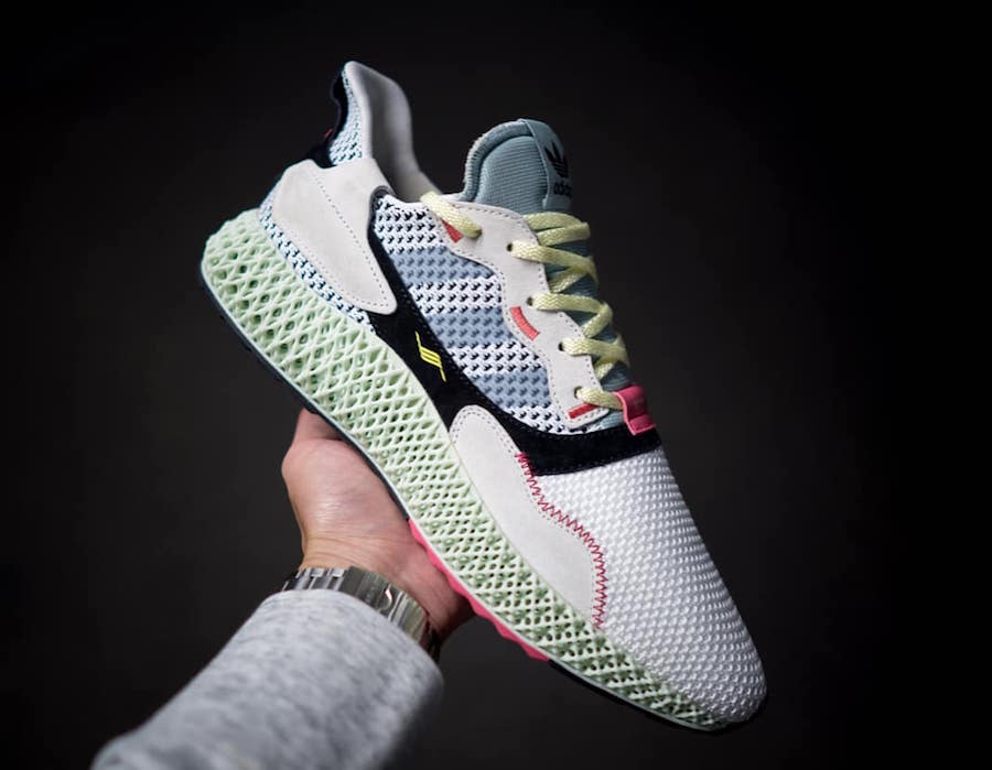 adidas,ZX 4000 4D,发售,上脚  全新 4D 跑鞋终于要来了！adidas ZX 4000 4D 本月底发售