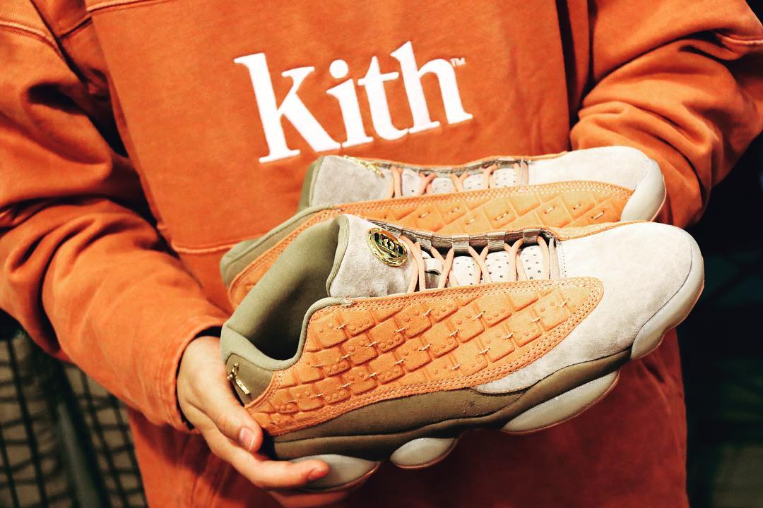 CLOT,Air Jordan 13 Low,AJ13,陈冠  目前最完整的细节美图！冠希 CLOT x AJ13 Low 实物到底有多炸