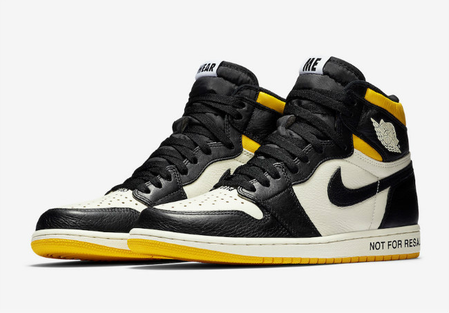 禁止转卖,Air Jordan 1,AJ1,Not For  看完官方发售信息！想原价入手黄色 “禁止转卖” AJ1 怕是凉了！