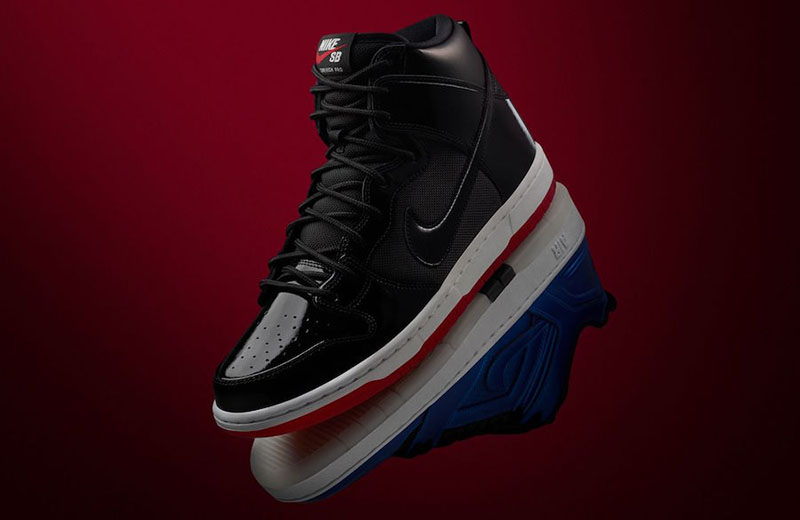 Nike,SB Dunk High,Bred,AJ7730-  王牌对王牌！乔丹 vs 哈达威 Nike SB 特别配色即将发售！