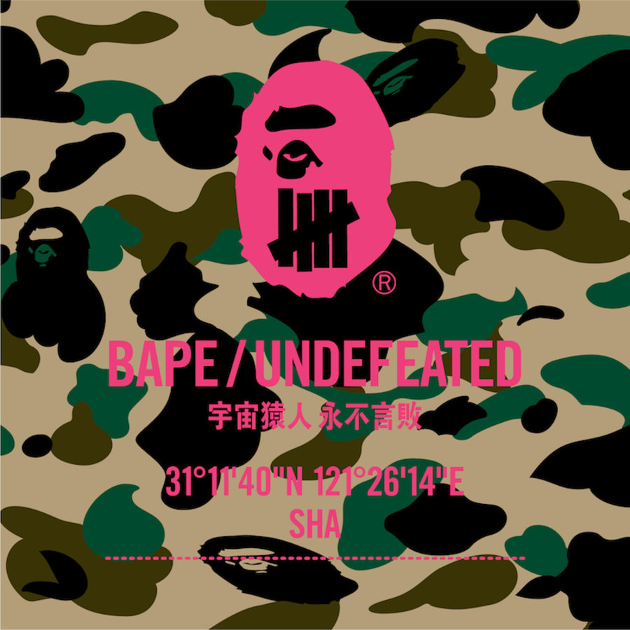 BAPE,4d,nike.adidas,UNDEFEATED  重磅连连！国内首家 UNDEFEATED 店铺登陆上海