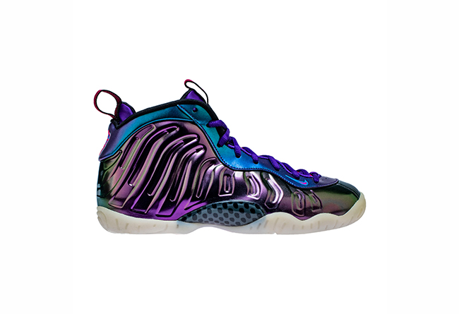 Little Posite One,GS  镜面 + 全息 + 电光紫！这双 Little Posite One 个性十足