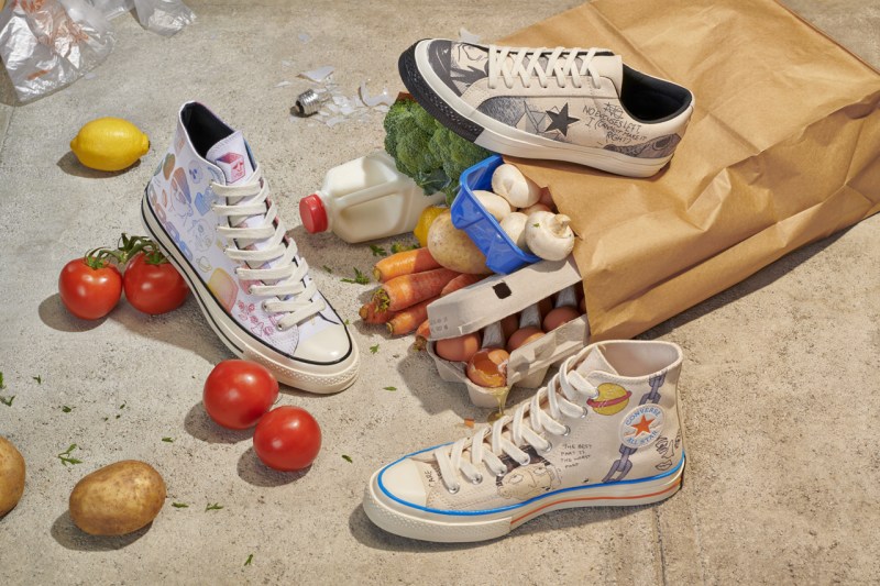 Converse,GOLF le FLEUR *,发售,On  趣味涂鸦装扮！超高人气 Converse “小花联名” 即将发售