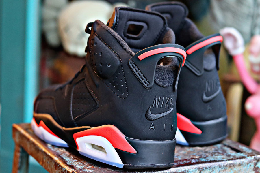 AJ6,Air Jordan 6,黑红,384664-060  时隔五年再次回归！黑红 AJ6 再曝新照，明年二月发售