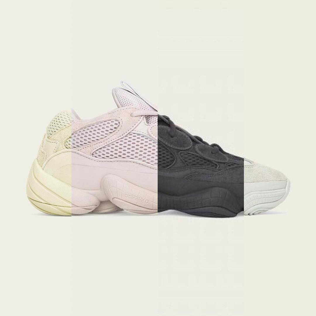 EE7287,Yeezy 500  女款市场价比男款贵！别忘了 Yeezy 500 “Salt” 下周发售！