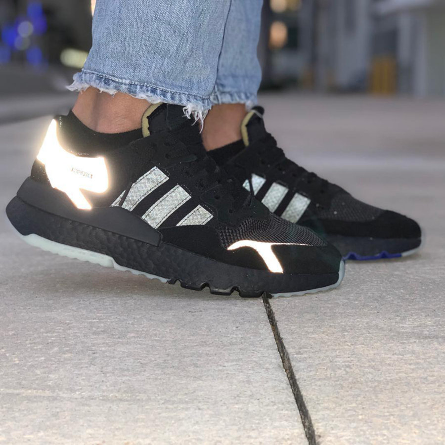 adidas,Nite Jogger 2019,上脚  全新 Boost 复古跑鞋！adidas Nite Jogger 2019 上脚效果如何？