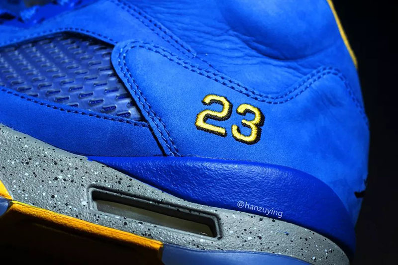 Air Jordan 5,AJ5,上脚,发售,JSP,Lan  上脚效果如何？乔丹高中配色 Air Jordan 5 “Laney” 最新美图释出