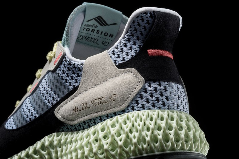 adidas,ZX 4000  发售日期推迟！解构风 ZX 4000 4D 明年春季上架！
