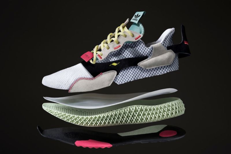 adidas,ZX 4000  发售日期推迟！解构风 ZX 4000 4D 明年春季上架！
