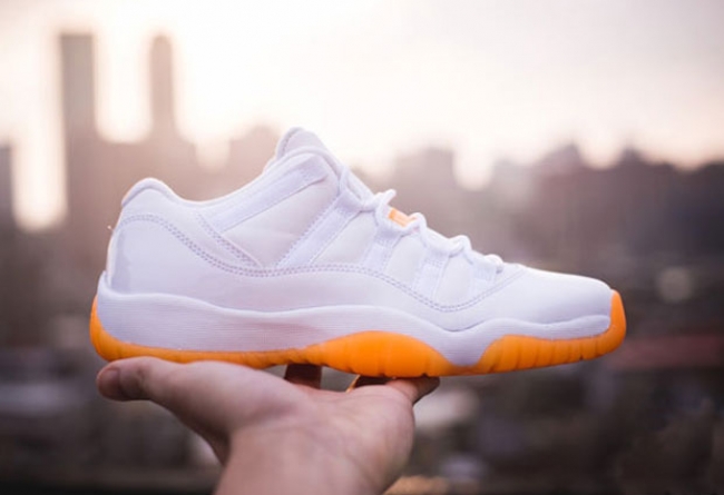 AJ11,Air Jordan 11 Low,AH7860-  超高人气的白橙又来了！全新 AJ11 Low 明年五月发售
