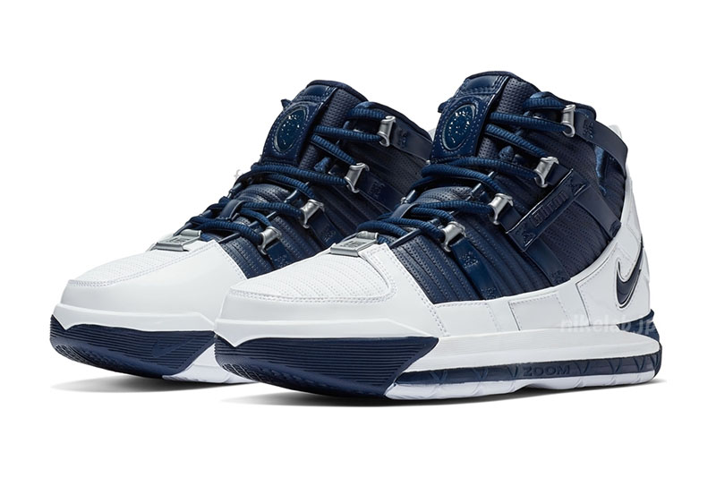 Nike,LBJ3,Zoom LeBron 3  勒布朗 OG 配色首次复刻！Zoom LeBron 3 “Navy” 月底回归！