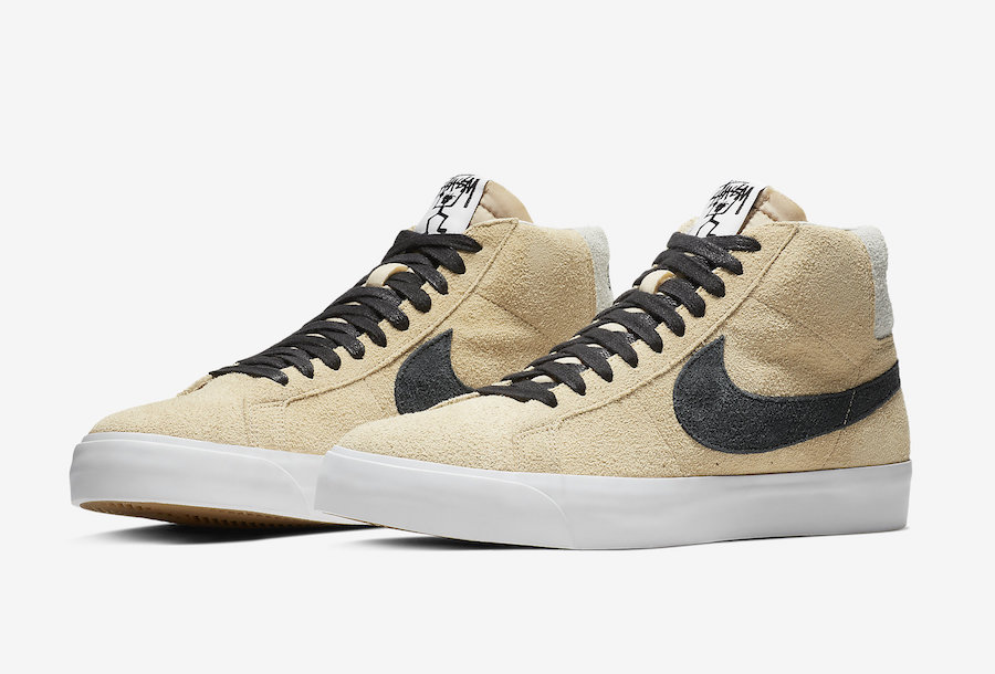 Stüssy,Nike,Blazer,发售  老炮儿再度联手！两款 Stüssy x Nike Blazer 本周发售