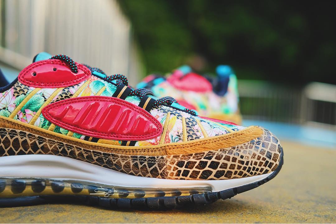 Nike,Air Max 98  罕见的奢华中国年配色！猪年 Air Max 98 明年二月发售