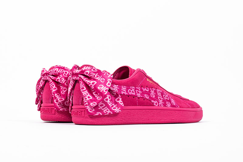 Puma,发售,Barbie,芭比娃娃,Suede  买芭比娃娃送球鞋？Puma x Barbie Suede 联名系列现已发售