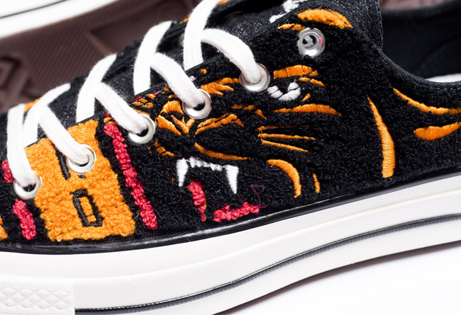 162981C,UNDEFEATED,Converse 162981C 凶狠的野兽刺绣！UNDEFEATED x Converse 即将发售！