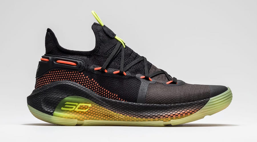 UA,Under Armour,Curry 6,发售  终于搭载了最新缓震科技！UA Curry 6 正式发布，下月即将发售！