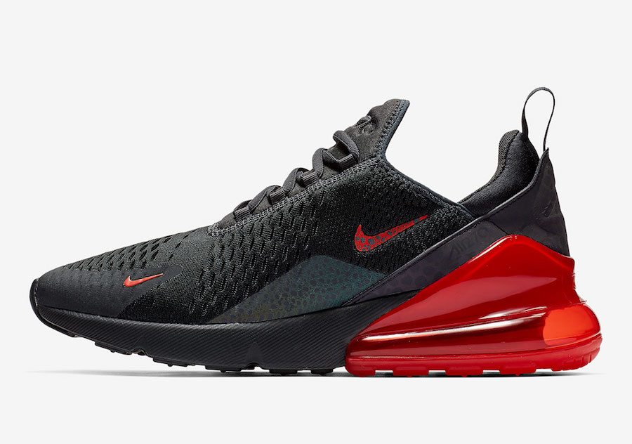 Air Max 270,发售,BQ6525-001，nike  最经典的 Bred + 迷彩 3M！Air Max 270 这双配色太帅了