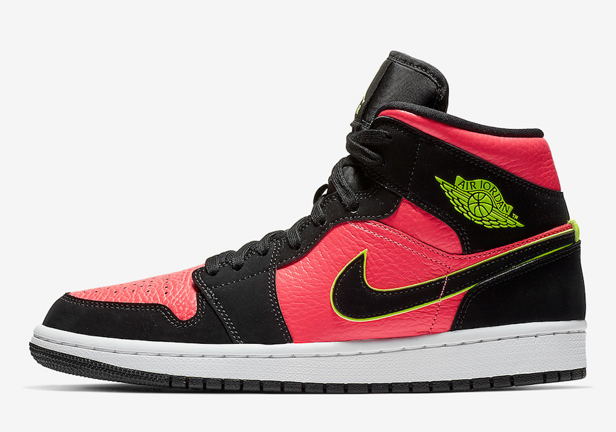 Air Jordan 1,AJ1,发售  配色酷似 ACRONYM！Air Jordan 1 Mid “Hot Punch” 即将发售