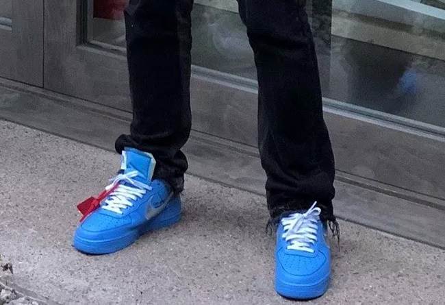 AF1,Air Force 1,OFF-WHITE,Nike AF1 这双蓝色的 OFF-WHITE x Nike Air Force 1 也会发售，但是…