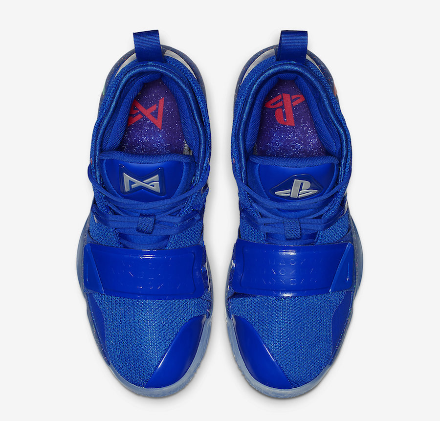 PG2.5,Nike,Playstation,发售,BQ83  又见亮灯鞋舌设计！PlayStation x PG 2.5 皇家蓝即将发售