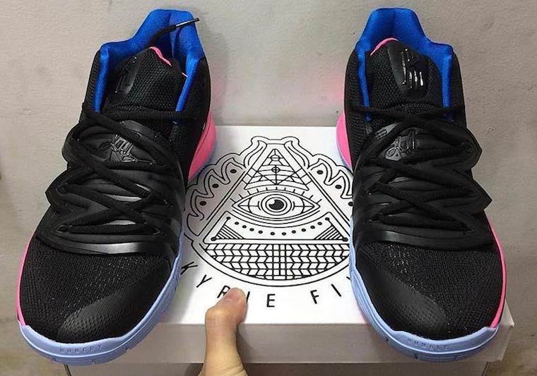 Nike,Kyrie 5  又一双亮骚配色！全新 Kyrie 5 实物首次曝光